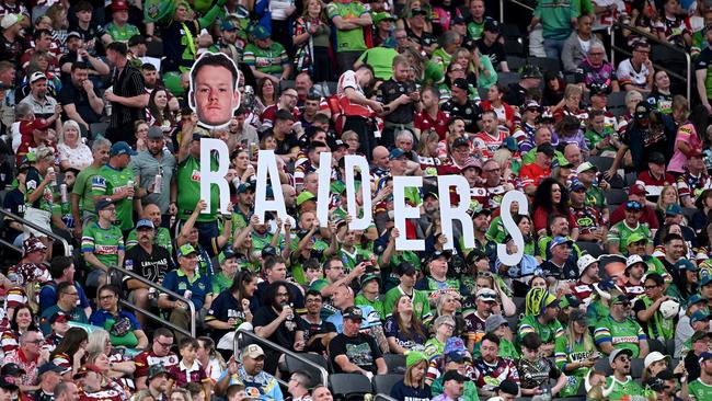 There were plenty of Raiders fans at Allegiant Stadium.