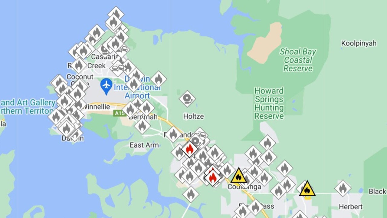 Firefighters responded to close to 100 incidents on Territory Night 2023. Picture: Supplied