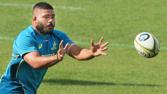 Latu will miss the Wallabies pre-World Cup training camp. Picture: Stuart Walmsley