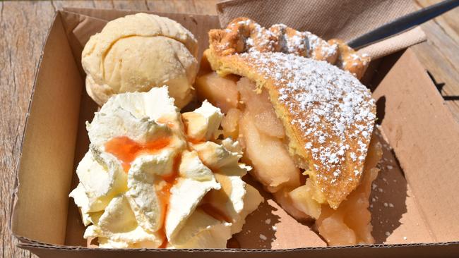 Sutton Farm's famous apple pie.