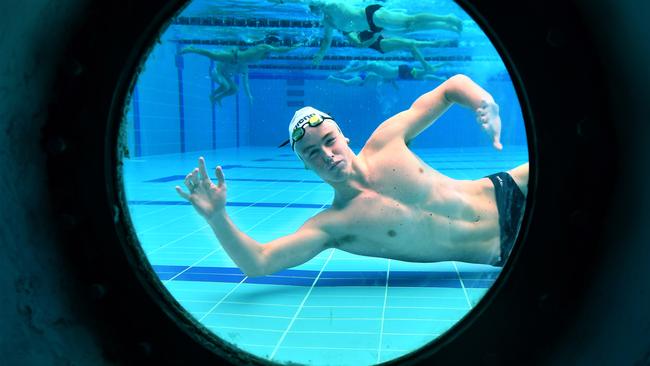 Rackley Centenary swimmer Samuel Short. Picture, John Gass