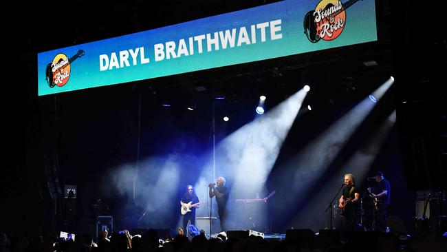 Daryl Braithwaite performs at Sounds of Rock 2024, Hervey Bay. Picture: Patrick Woods.