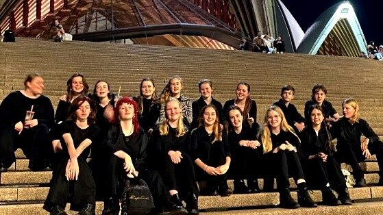 Belligen High School String Orchestra performed to a standing ovation at the recent Festival of Choral Music at the Sydney Opera House. Picture: Supplied