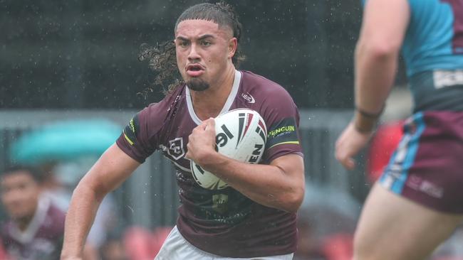 Tupou Francis played Connell Cup football for Burleigh, and then the finals’ series for the Bears in the Meninga Cup. Burleigh won both competitions. Photo by Stephen Archer