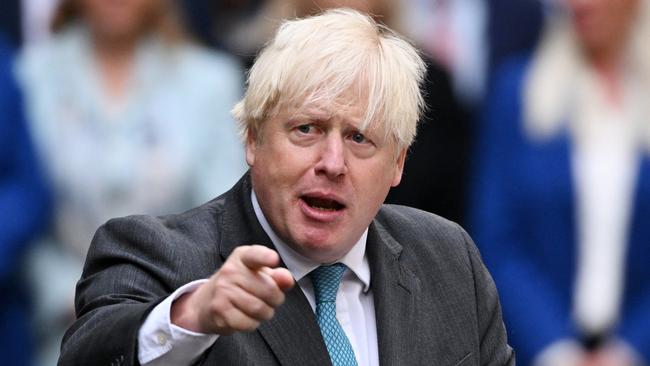 Boris Johnson likened himself to ‘one of those booster rockets that has fulfilled its function. Picture: Getty Images