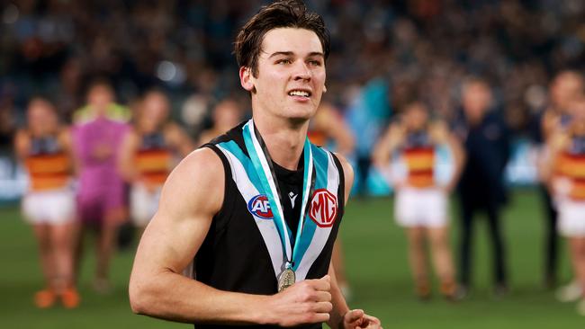 Connor Rozee has a standout year for the Power. Picture: Getty Images