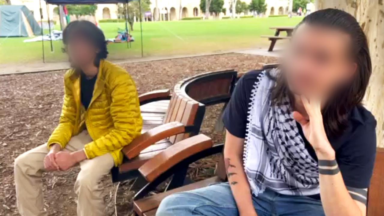 The UQ students discuss their support for Hamas.