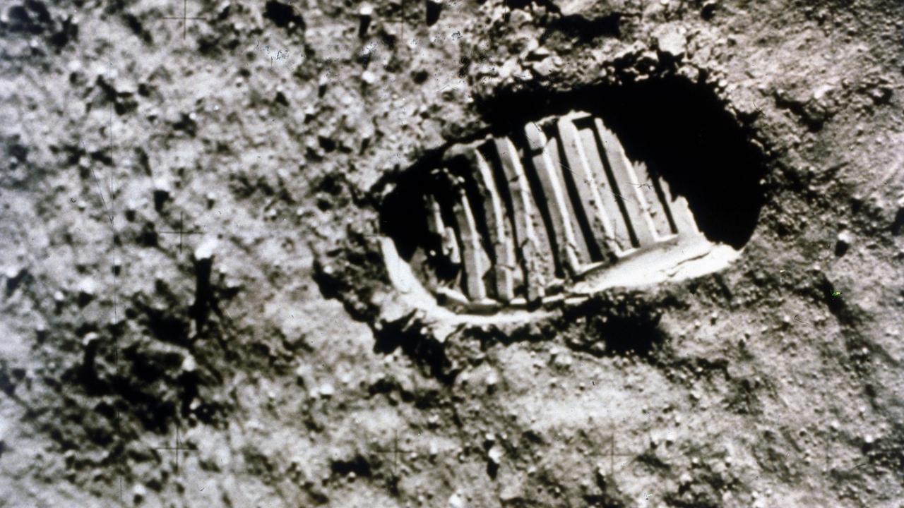 The First Footprint On The Moon,