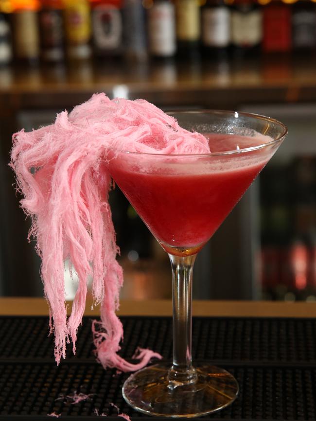 The Village’s fairy floss martini.