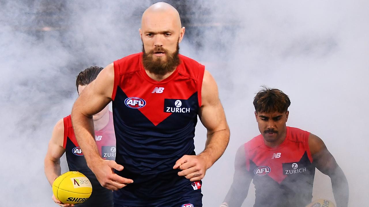 Melbourne Demons captain Max Gawn has been inspirational this season. Picture: Mark Brake/Getty