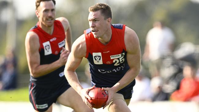 Melbourne’s Tom McDonald. Photo: AFL Photos via Getty Images