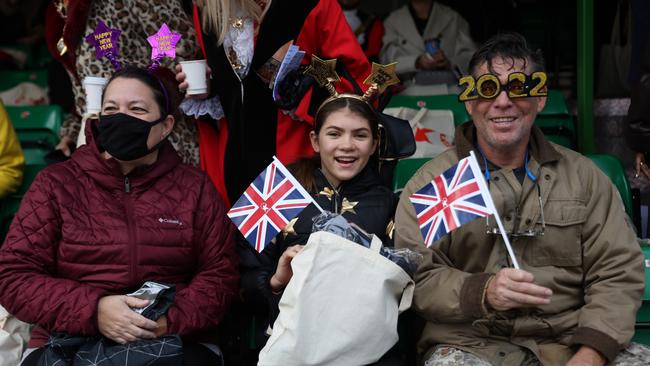 People attend the 2022 London New Year’s Day Parade in London. Picture: Hollie Adams/Getty Images