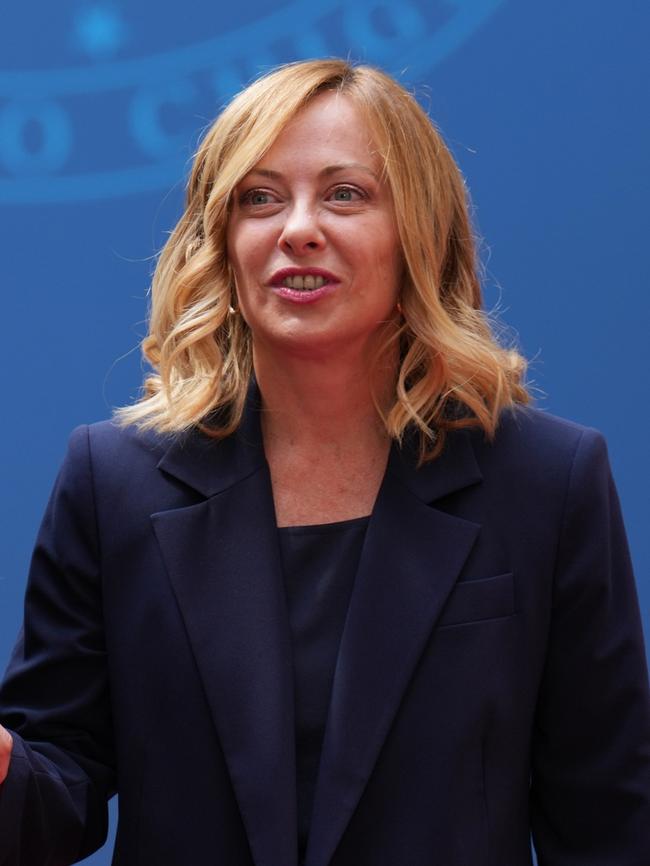 Italy's Prime Minister Giorgia Meloni. Picture: Getty Images