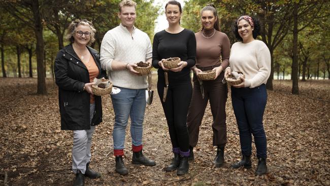 MasterChef top five Julie Goodwin, Daniel Lamble, Billie Mckay, Sarah Todd and Keyma Vasquez Montero.