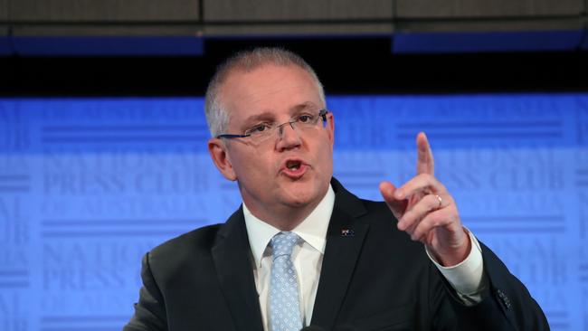 Scott Morrison took the strategic decision that voters wanted predictable and orthodox. Picture: Gary Ramage