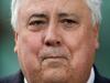 Palmer United Party (PUP) leader Clive Palmer fields questions from the media at a doorstop at Parliament House in Canberra today.