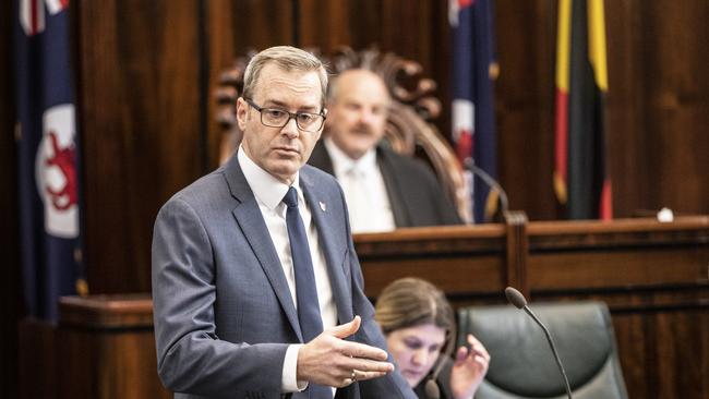 Michael Ferguson Liberal member. Parliament activity in Hobart. Picture Eddie Safarik