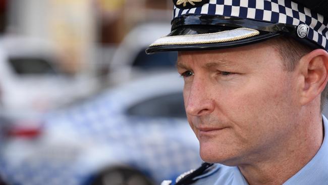 Chief Superintendent Mark Wheeler at the border. Picture: NCA NewsWire / Steve Holland