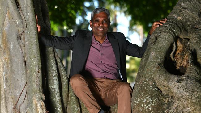 Head oncologist at the Townsville Cancer Centre Professor Sabe Sabesan at Anzac Park. Picture: Evan Morgan