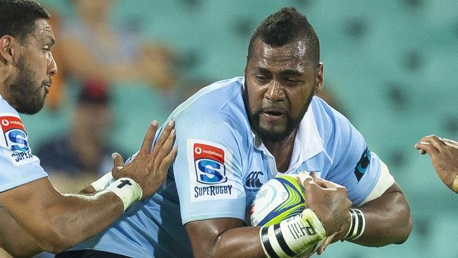 Waratahs winger Taqele Naiyaravoro had another standout game.