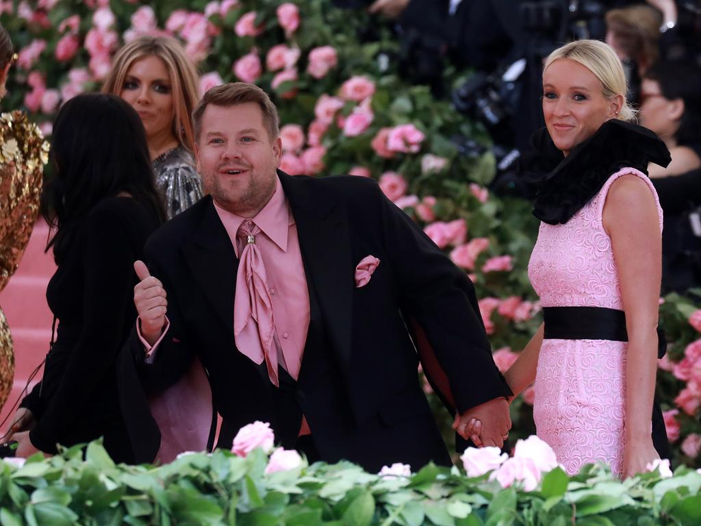 James Corden has three children to wife Julia Carey.