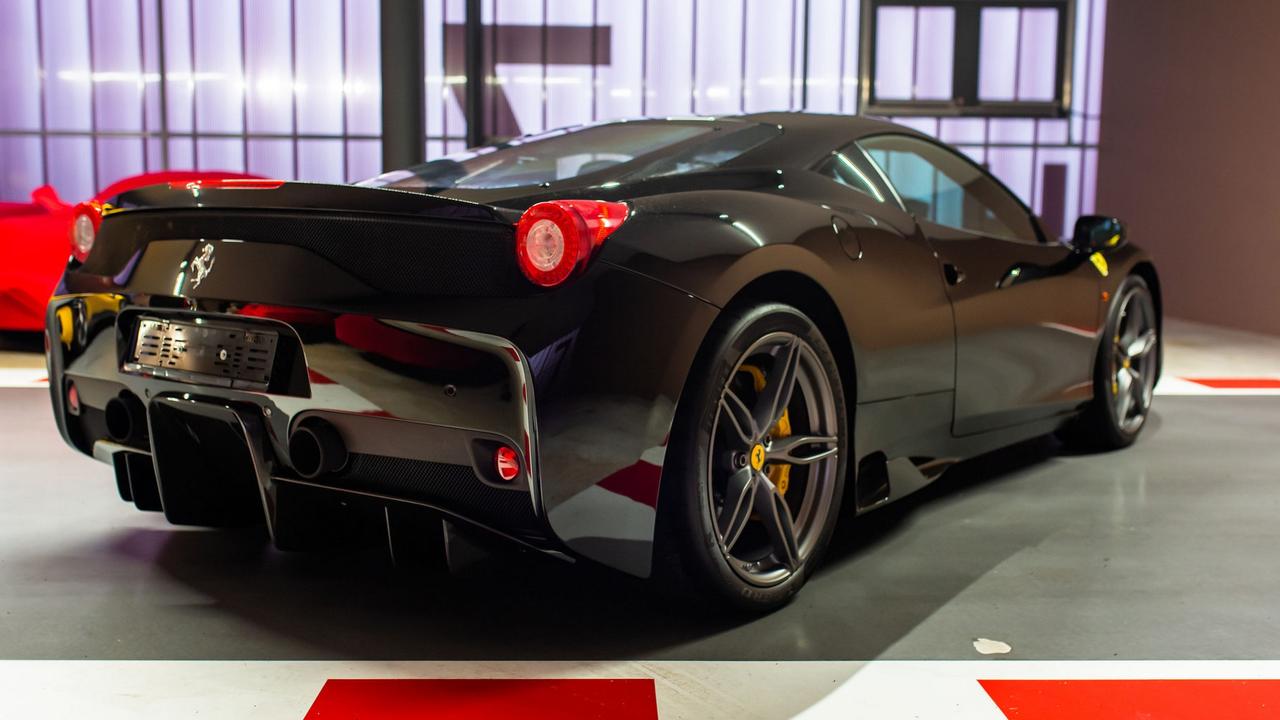 Sebastian Vettel's Ferrari 458 Speciale.