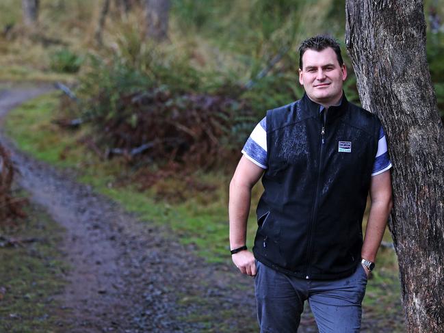 Tourism Industry Council Tasmania chief executive Luke Martin at the Trevallyn Recreation Area. Picture: CHRIS KIDD