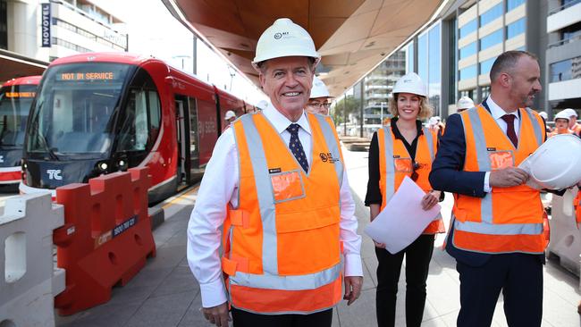 Bill Shorten has said he supports a living wage but has refused to commit to the 60 per cent target championed by the ACTU. Picture: Kym Smith