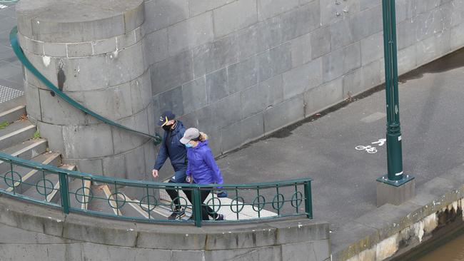 Walkers at Southbank this week. Picture: David Crosling