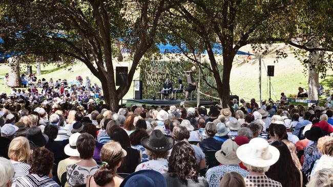 Crowds gather at Adelaide Writers' Week.