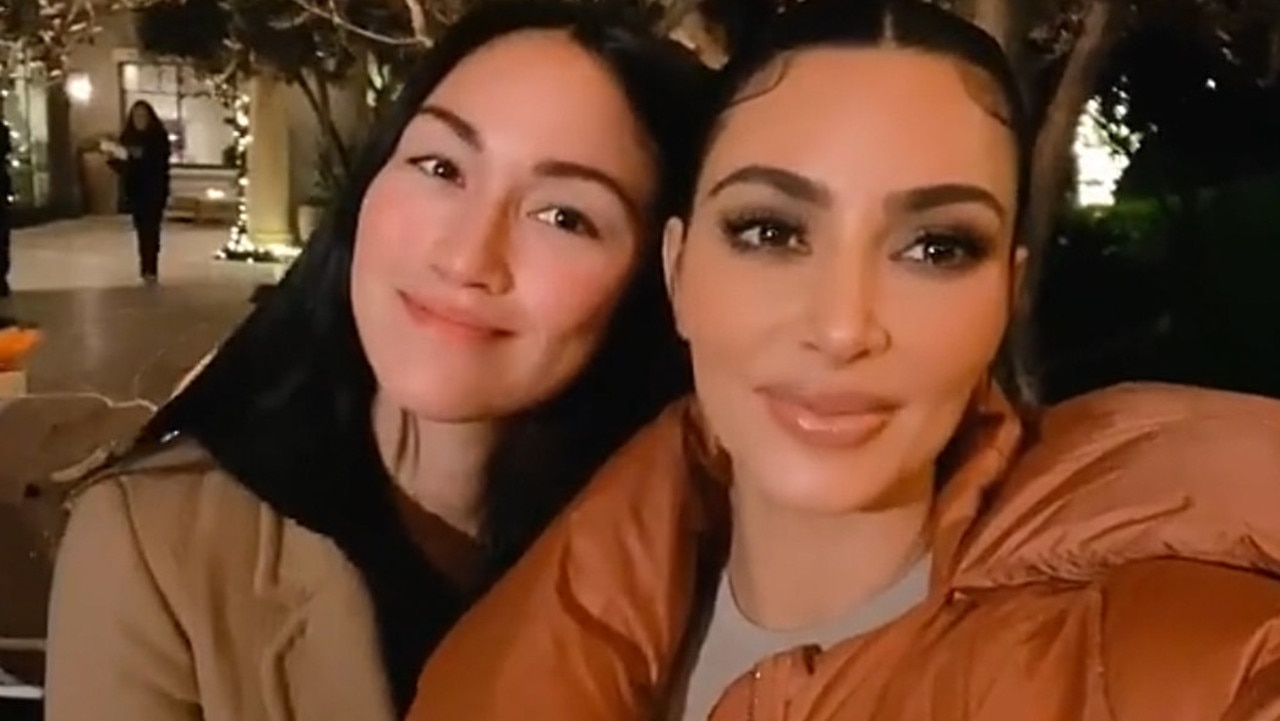 Stephanie Shepherd with Kim Kardashian.