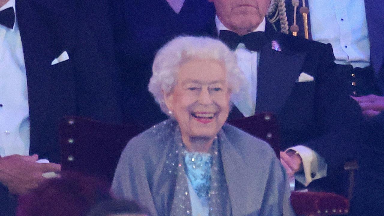 The smiling Queen appeared to enjoy the horse show and performances. Picture: Getty Images