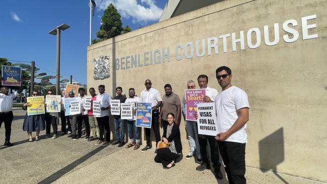 Around 20 people observe the proceeding in Beenleigh Magistrates Court on Wednesday, September 18, 2024. Picture: Grace Koo