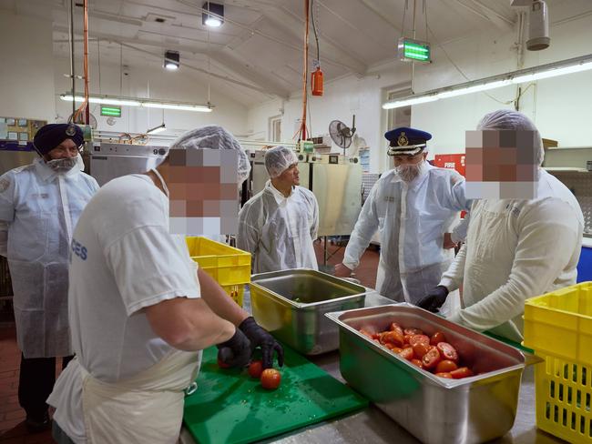 SYDNEY, AUSTRALIA - NewsWire Photos, DECEMBER 24, 2024. INMATE'S FACES AND ANY IDENTIFIABLE FEATURES MUST BE PIXELATED. Anoulack Chanthivong - Minister for Corrections  at Long Bay Correctional Centre for Christmas preparations :   Picture: NCA NewsWire / Flavio Brancaleone