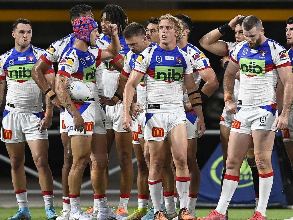 It’s been an embarrassing season for the Knights. Picture: Ian Hitchcock/Getty Images