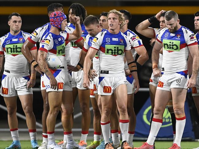 It’s been an embarrassing season for the Knights. Picture: Ian Hitchcock/Getty Images