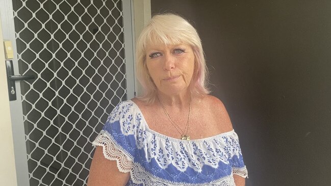 Yarrabilba resident Leah Mathews recalls the moment a teen clash outside her home ended with an 18-year-old suffering stab wounds. Picture: Jessica Baker