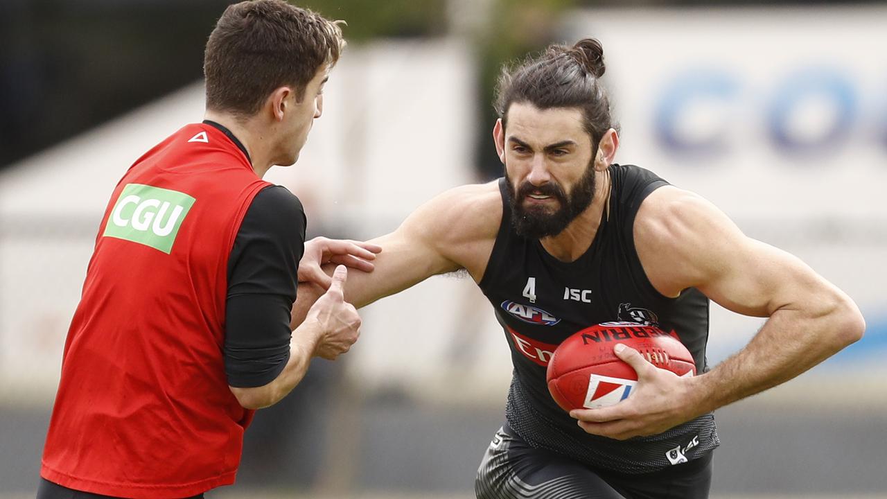 Brodie Grundy (right) and Max Gawn would have shared the same Round 13 bye.