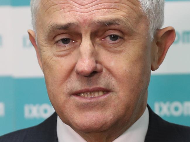 Prime Minister Malcolm Turnbull speaks to the media after touring the Ixom plant in Laverton North, Melbourne, Friday, October 20, 2017. (AAP Image/David Crosling) NO ARCHIVING