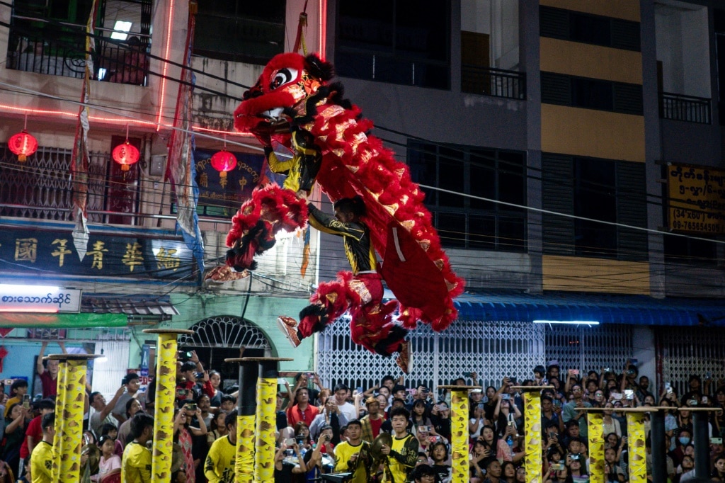 Prayer and dance: hundreds of millions in Asia celebrate Year of the Snake