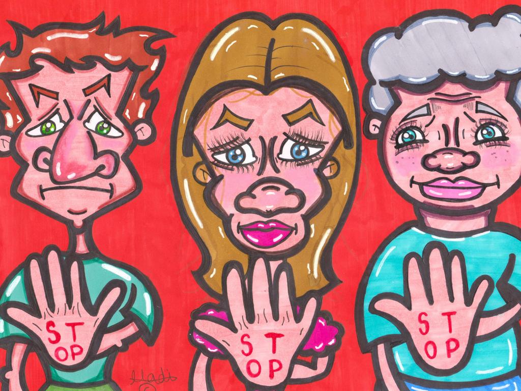 KIDS NEWS 2024: Junior Journalist Newsroom and competition: Years 7-8 entrant and current Junior Journalist of the Year Madison Riquelme submitted original illustrations with her four-part domestic violence series of stories. Picture: Madison Riquelme/supplied