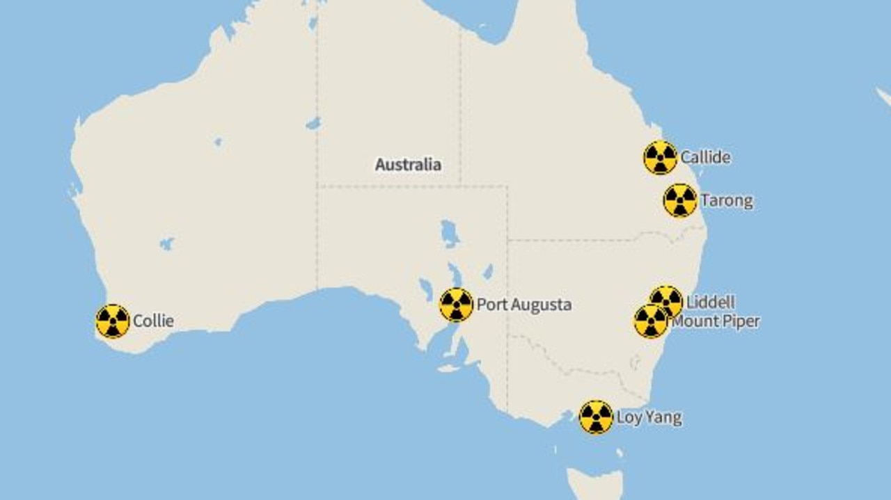 Peter Dutton has unveiled exactly where he wants to build nuclear power plants in Australia.