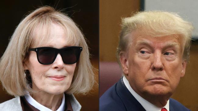 Donald Trump has been ordered to pay E. Jean Carroll $5m for battery, defamation. Picture: AFP.