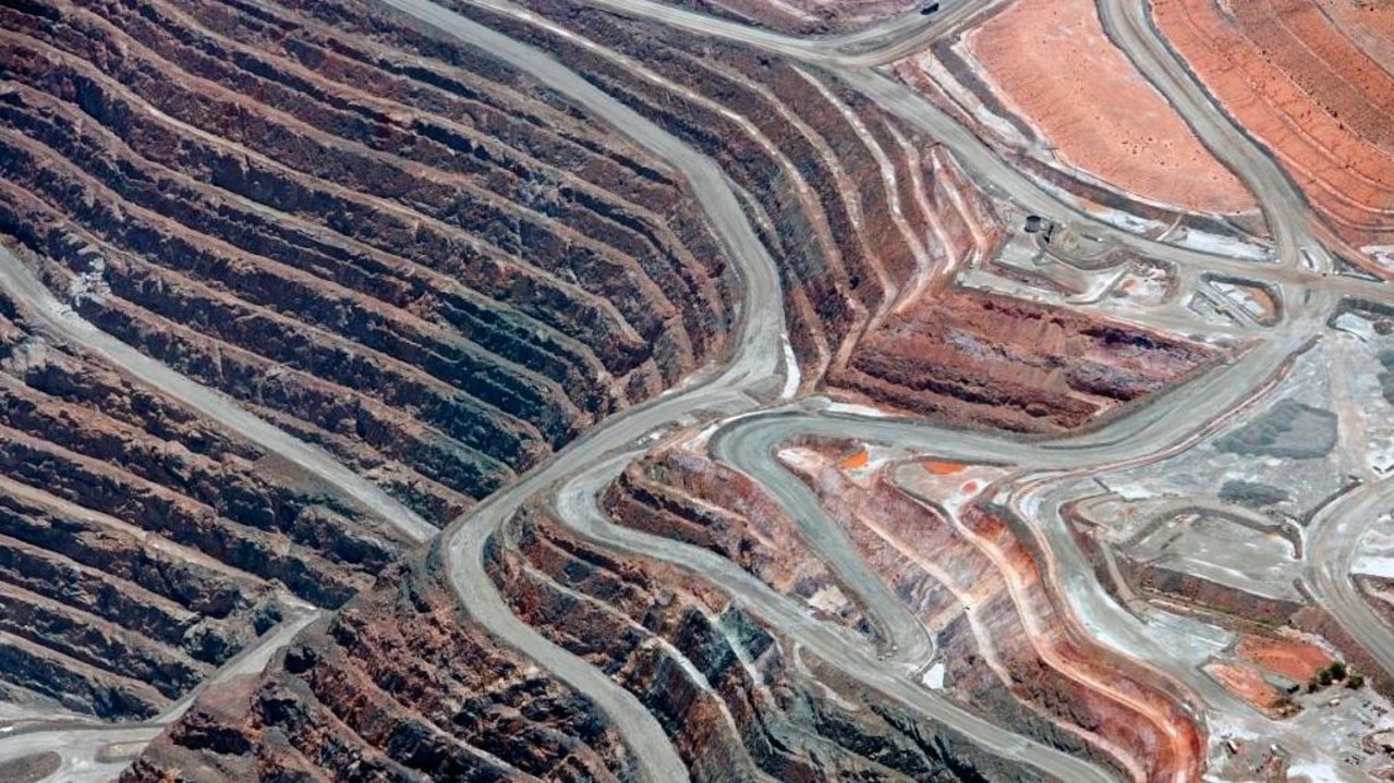 The Super Pit gold mine in Kalgoorlie is the centrepiece of a large portfolio of assets joint owners Northern Star and Saracen plan to combine in a “merger of equals”. Picture: KCGM