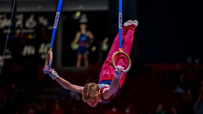 One of SA's best up and coming gymnasts, Ilia Horiahin. He left Ukraine in 2022 after war erupted. Picture: Supplied