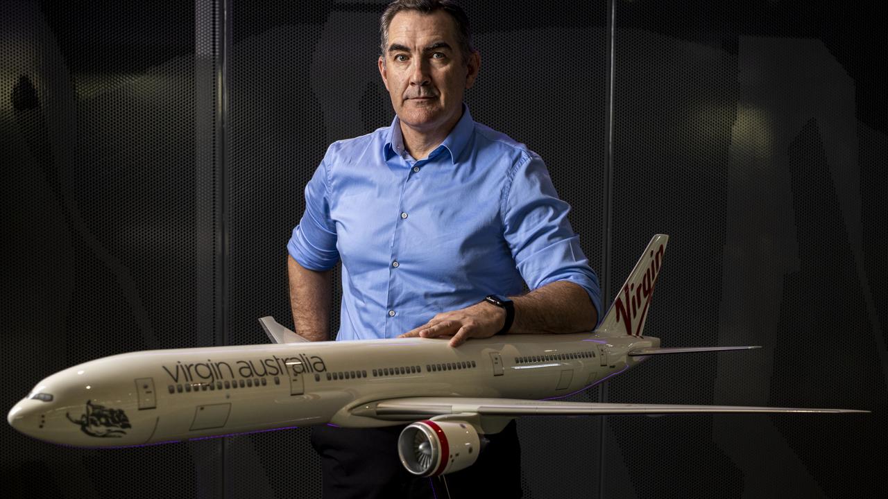 Virgin CEO Paul Scurrah is seeking outside finance to avoid collapse. Picture: Glenn Hunt / The Australian.