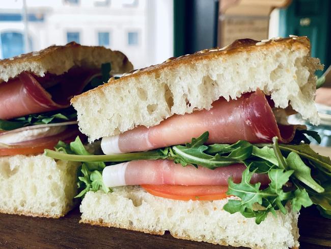 Novellino's Prosciutto focaccia. For TasWeekend Indulge ONE-TIME USE ONLY. Supplied