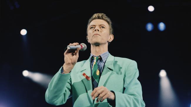 David Bowie’s final album, Blackstar, is his most his most “musically interesting, mysterious and moving.” Picture: Michael Putland/Getty Images