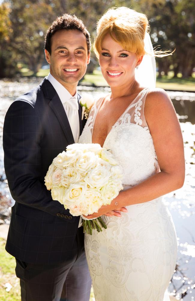 Cameron Merchant and Jules Robinson on Married At First Sight.