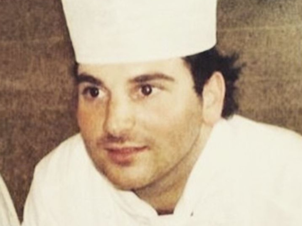 George Calombaris during his TAFE apprenticeship.